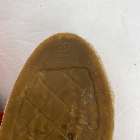 Chanel CC Espadrilles Orange Suede Womens Size Eu 35 US 5 - Picture 8 of 8